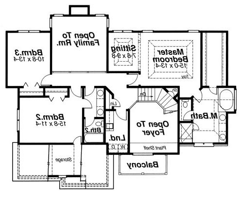 Second Floor image of COVENTRY House Plan